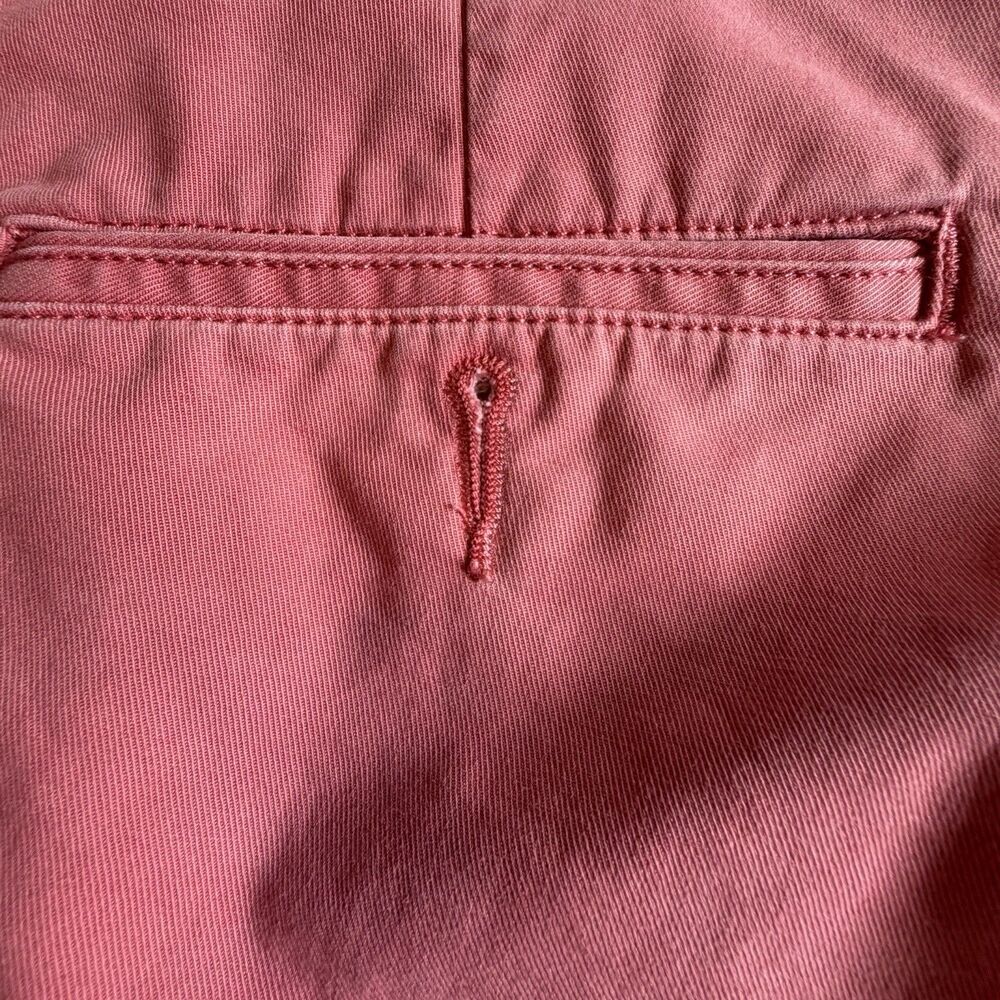 Eddie Bauer Shorts Womens 12 Coral Blakely Chino Bermuda Cotton Casual Twill - Picture 4 of 9